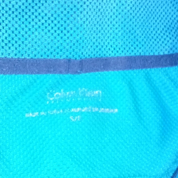 Reflective pullover Calvin Klein Activewear Blue Small - Picture 3 of 3